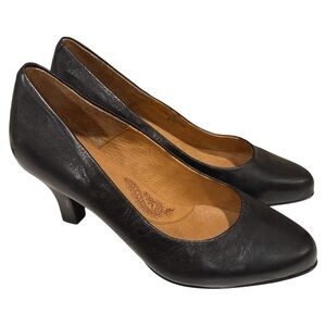 Sofft Black Leather Pumps Women’s Comfort‎ Heels Classic Work Shoes 8WW